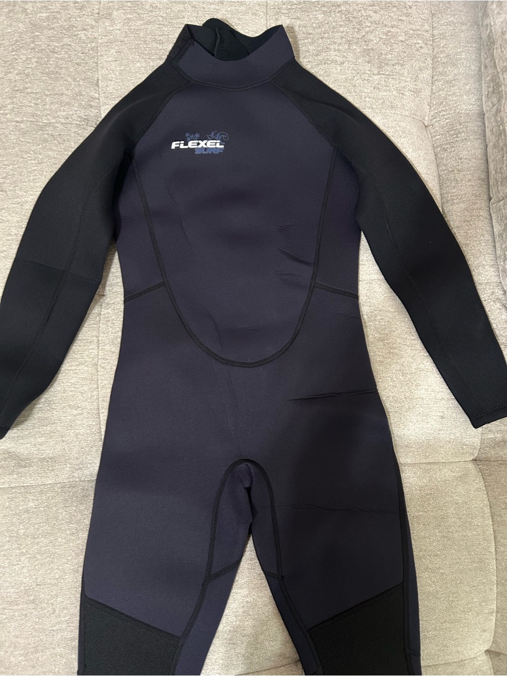 FLEXEL Surf Full Body Unisex Wetsuit - Black